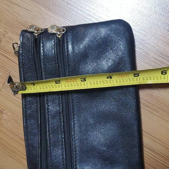 Vintage leather school florence zippered pouch - Picture 8 of 8